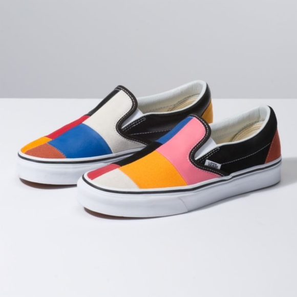 Vans Shoes - Vans Patchwork Slip Ons